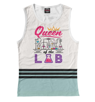 Майка для девочек Queen of the Lab Laboratory