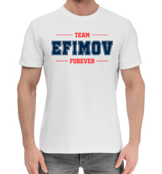 Мужская Хлопковая футболка Team Efimov