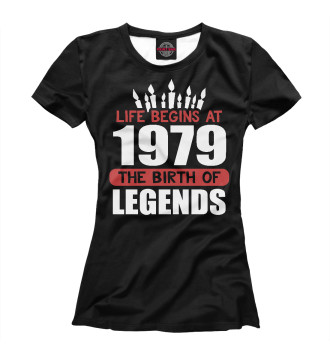 Женская Футболка 1979 - рождение легенды