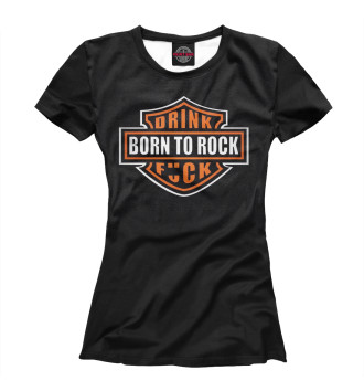 Футболка для девочек Born to rock