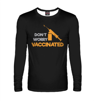 Мужской Лонгслив Vaccinated