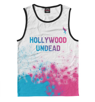 Майка Hollywood Undead Neon Gradient (брызги)
