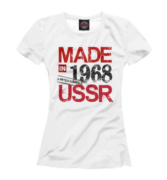 Футболка для девочек Made in USSR 1968