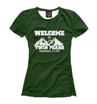 Футболка для девочек Welcome to Twin Peaks