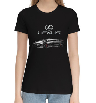 Хлопковая футболка Lexus