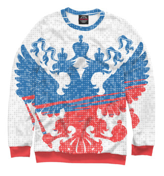 Свитшот для девочек Форма сборной России с гербом