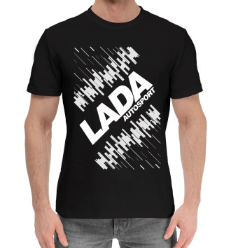 Хлопковая футболка Lada Autosport - Глитч