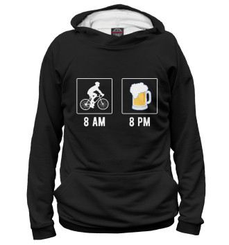 Худи Утром - велосипед, вечером - по пиву!