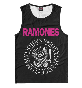Майка для мальчиков Ramones pink