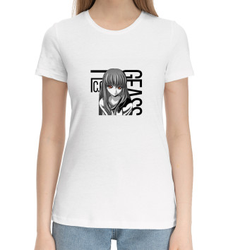 Женская Хлопковая футболка Код Гиас