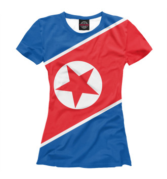 Женская Футболка Северная Корея