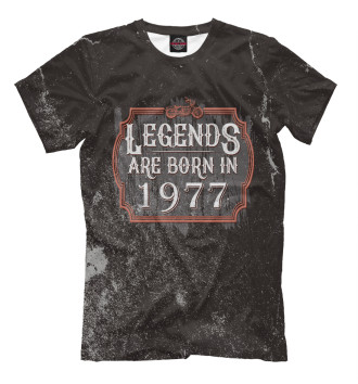 Футболка для мальчиков Legends Are Born In 1977