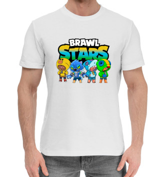Хлопковая футболка Brawl Stars Leon quattro