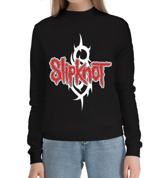 Женский Хлопковый свитшот Slipknot