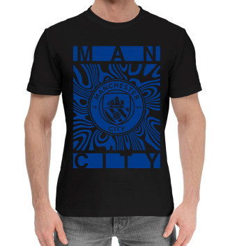 Мужская Хлопковая футболка Manchester City