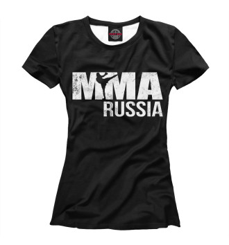Женская Футболка MMA Russia