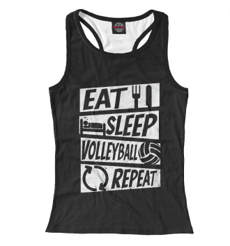 Женская Борцовка Eat, Sleep, Volleyball