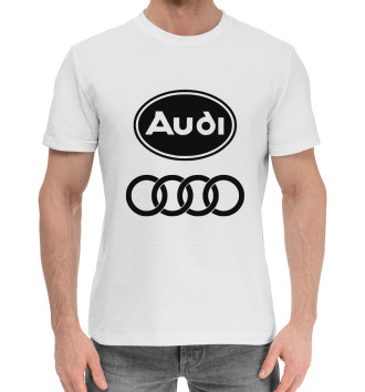 Хлопковая футболка AUDI
