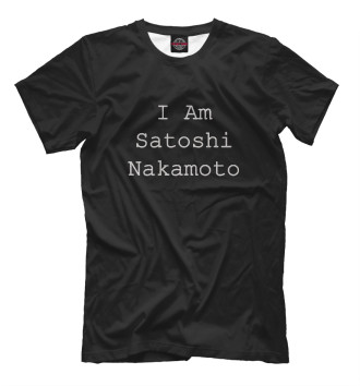 Футболка для мальчиков I Am Satoshi Nakamoto