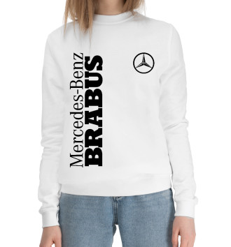 Женский Хлопковый свитшот Mercedes Brabus