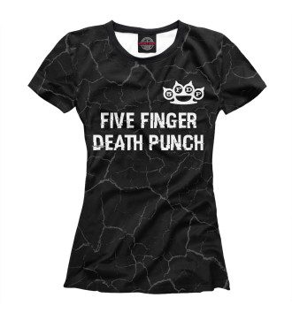 Женская Футболка Five Finger Death Punch Glitch Black