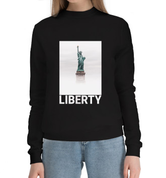 Женский Хлопковый свитшот Liberty