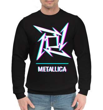 Хлопковый свитшот Metallica Glitch Rock Logo