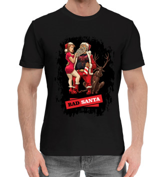 Хлопковая футболка Bad santa