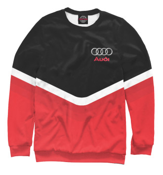 Мужской Свитшот Audi Black & Red