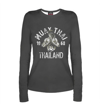 Женский Лонгслив Muay Thai Thailand Vintage