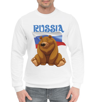 Мужской Хлопковый свитшот Russia