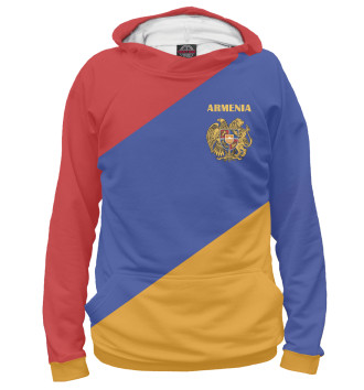 Худи для девочек Герб на флаге Армении