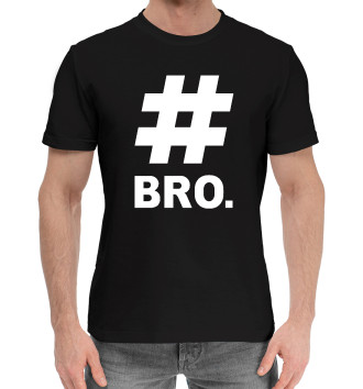 Хлопковая футболка Арсений Попов: #BRO.