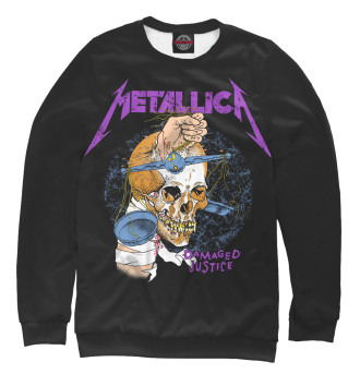 Женский Свитшот Metallica Damaged Justice
