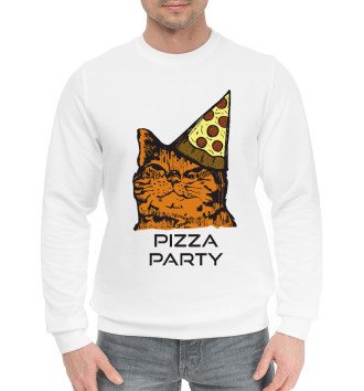 Мужской Хлопковый свитшот Pizza Party