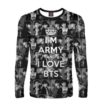 Лонгслив I am army and I lover BTS