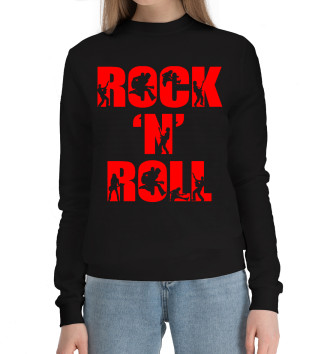 Хлопковый свитшот Rock 'n' roll
