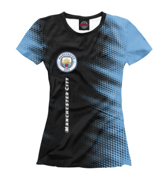 Женская Футболка Manchester City + Полутона