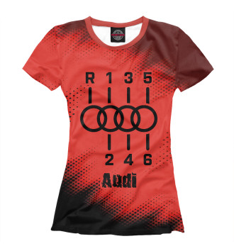 Женская Футболка Audi - Коробка | Audi | Абстракция