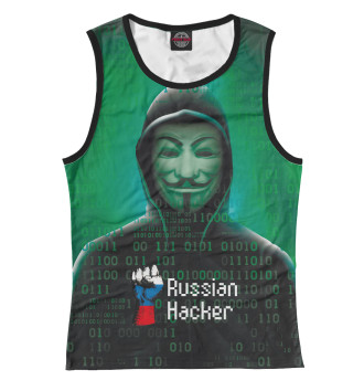 Майка для девочек Russian Hacker