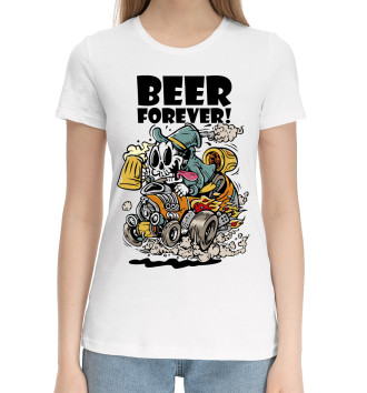 Хлопковая футболка Beer forever