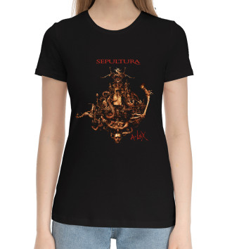 Хлопковая футболка Sepultura