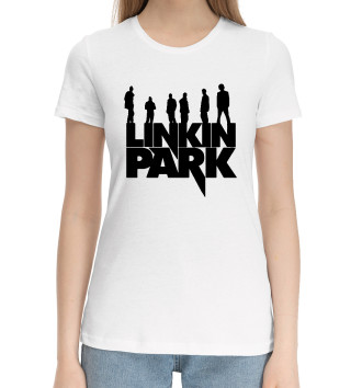Женская Хлопковая футболка Linkin Park
