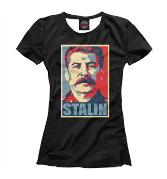 Женская Футболка Stalin