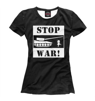 Футболка для девочек Stop War