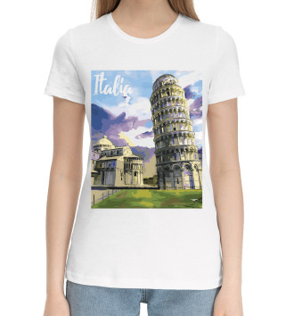 Хлопковая футболка Италия, Пиза