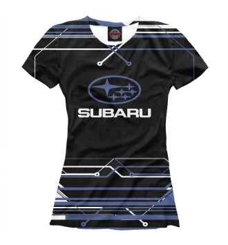 Женская Футболка Subaru