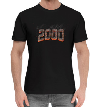 Мужская Хлопковая футболка 2000