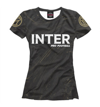 Женская Футболка Inter | Pro Football + Разводы