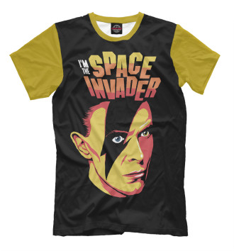 Мужская Футболка David Bowie Space Invader